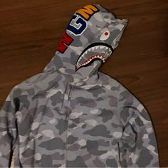 Genuine Bapesta Shark Hoodie Great Condition Lavender Purple Color Size: Small Bathing Ape Made In Japan From Spring 2021 Bape Shark Hoodie, Bape Shark, Shark Hoodie, Purple Color, Lavender, Sweatshirts Hoodie, Womens Tops, Purple, Color