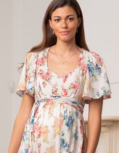 Super-feminine, soft & breathable, Seraphine's Vintage Floral Maternity & Nursing Dress is perfect for weddings, baby showers & summer parties! Maternity Nursing Dress, Nursing Dress, Maternity Nursing, Summer Parties, Baby Showers, Vintage Floral, Nursing, Weddings, Floral