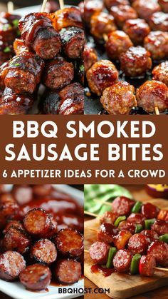 bbq smoked sausage bites are an appetizer idea for a crowd