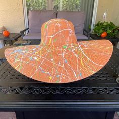 Nwt: Glamorous Wide Brimmed Straw Hat: Paper Straw 100%. Adjustable Orange Sun Hat For Vacation, Adjustable Orange Summer Hat, Orange Adjustable Summer Hat, Adjustable Orange Sun Hat For Summer, Adjustable Summer Sun Hat In Orange, Adjustable Orange Summer Sun Hat, Summer Orange Adjustable Sun Hat, Orange Adjustable Wide Brim Sun Hat, Adjustable Orange Wide Brim Sun Hat