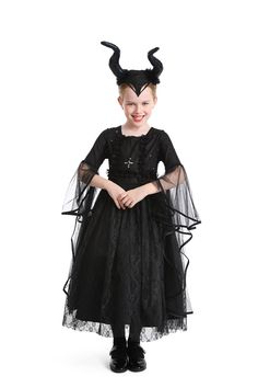 PRICES MAY VARY. Package Included: One Costume Set (Girls Tulle Black Tutu Dress*1,Horn Headband*1) Material: Devil costume dress is made of Polyester, not harm to the child skin, very soft and comfortable, skin friendly, Soft and good breathable fabrics. Material: Devil costume dress is made of high quality tulle , not harm to the child skin, very soft and comfortable, skin friendly, Soft and good breathable fabrics. Occasion: This witch devil Halloween dress is great for Halloween wearing, the Evil Queen Dress, Dress Up For Girls, Horns Headband, Kid Halloween, Maleficent Costume, Baby Costumes Girl, Witch Cosplay, Devil Halloween, Devil Costume