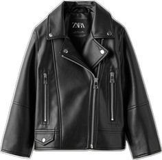 Zara Biker Jacket For Spring Streetwear, Spring Zara Biker Jacket For Streetwear, Zara Leather Jacket For Streetwear, Zara Moto Outerwear For Streetwear, Casual Zara Leather Jacket For Streetwear, Leather Biker Jacket For Spring Outdoor, Spring Leather Biker Jacket For Outdoor, Spring Streetwear Zara Leather Jacket, Zara Casual Leather Jacket