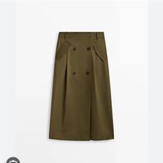 Never Worn Cargo Skirt- Perfect Transitional Spring To Summer Style Cargo Midi Skirt, Massimo Dutti Women, Cargo Skirt, Massimo Dutti, Summer Style, Midi Skirt, Womens Skirt, Summer Fashion, Skirt