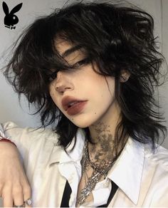 Egirl Makeup, Dyed Hair Inspiration, Hair Inspiration Short, Hair Stylies, Hair Reference, 영감을 주는 캐릭터, Grunge Hair