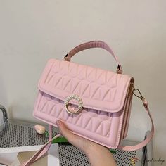 Bird in Bag - Bag female new fashion simple handbag shoulder bag casual crossbody small square bag Square Bag With Single Shoulder Strap, Square Shoulder Bag With Adjustable Handle, Trendy Square Flap Bag, Simple Handbag, Details Pictures, Street Trends, Word Wrap, White Space, Sewing Thread