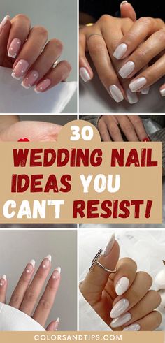 Elevate your style with these cute and trendy wedding nail ideas for 2024! Find the best classy, short & elegant ideas in simple French designs. These designs are perfect for bridal nails in both gel & acrylic. Dive into the pretty wedding nail trends and nail inspiration. These bridal nails inspo pics include; Wedding nails, French nails, bridal inspo, simple bridal nails, short bridal designs, trendy bridal nails, 2024 wedding designs, French white nails, bridal French designs, winter nails Trendy Bridal Nails, Nail Ideas Cute Simple, Bridal Nails Short, French White Nails, Simple Bridal Nails, Nail Ideas Cute, Wedding Nail Designs