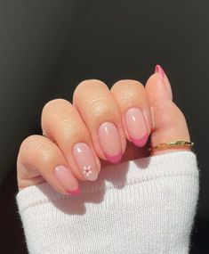 Almond Acrylic Nails Designs, Pastel Nails Designs, Short Gel Nails, Her Nails, Almond Acrylic Nails, Nails Almond, Short Acrylic Nails Designs