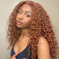 Item:Klaiyi Medium Auburn Brown Hair Color 30 Lace Front Wig Human Hair Jerry Curl Chocolate Brown Color WigsStyle:Jerry Curl Lace Style:13x4 Lace Frontal Wig Wigs Density:150%Density Curly Wig Hair Material:100% Virgin Human Hair Hair Color:Ginger Color #30 Texture:Curly Hairwigs,Soft, Comb Easily, Minimal Shedding, No Tangling Shipment:USPSExpress 1-3 days; USPS 3-5 business days; DHL/FedEx/UPS 4-6 business days; To UK 5-10 business days; (APO/FPO takes 7-15 days) Special Features:Can Be Strai Auburn Color, High Quality Wigs, Deep Wave Hairstyles, Curly Human Hair Wig, Colored Wigs, Brown Wig, Short Bob Wigs, Lace Closure Wig, Hair Quality