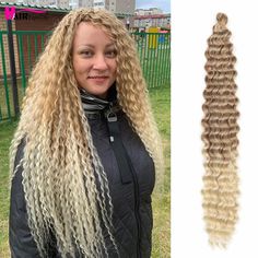 Hair Style(Texture):Deep Twist Crochet Braids Hair Length:22inch,28inchHair Material:100% Low Temperature FiberHair Colors:1B,4#,27#,30#,T27,T30,T530.613#,27-613Net Weight:22inch,83g/pack;28inch,120g/packAttension:Usually 5-6 packs for a head, If you need more Abundance effect,please choose more. Freetress Deep Twist Crochet, Freetress Deep Twist, Hair Expo, Water Wave Crochet, Ombre Crochet, Synthetic Braids, Trendy Bodysuits, Trendy Maternity Outfits, Trendy Bottoms