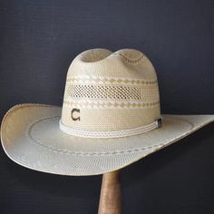 *Please note hats are extremely expensive to ship due to the packing required to ensure it arrives in good condition. Should your shipping end up being less than the standard amount we will issue a refund for the difference upon shipment. Brim: 4 1/4" Crown: 4 5/8" Color: Natural/Wheat Cowboy Hat Styles, Banana Pattern, New York Fits, Blue Banana, Black Snapback, New Era 9forty, White Caps, Strapback Hats, Oakley Men