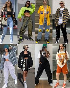 Ripped Pants, Plaid Pants, Streetwear Outfits, Neon Colors, Flannel Shirt, Snapback Hats, Jogger Pants, Streetwear Fashion, Cargo Pants