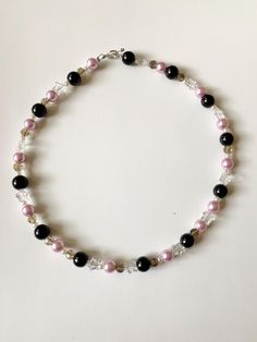 Their adorable necklace is such a perfect staple piece!  16in long Please message me if you have any questions!! Happy shopping Purple Beaded Necklace, Pink Beaded Necklace, Diy Choker, Necklace Star, Purple Beaded, Bead Choker, Pink Beaded, Necklace Beaded, Beaded Necklaces