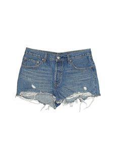 Levi's Denim Shorts Size: 30 Bottoms - used. 100% COTTON | Levi's Denim Shorts: Blue Bottoms - Size 30 Levis Denim Shorts, Blue Denim Shorts, Womens Bottoms, Blue Denim, Levi's, Denim Shorts, Women Handbags, Womens Shorts, For Women