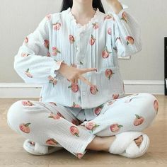 Kawaii Pjs, Lounge Wear Aesthetic, Korean Pajamas, Anime School, Cute Sleepwear, Pajama Outfits, Baby Boutique Clothing, Kawaii Harajuku, Clothes Boutique