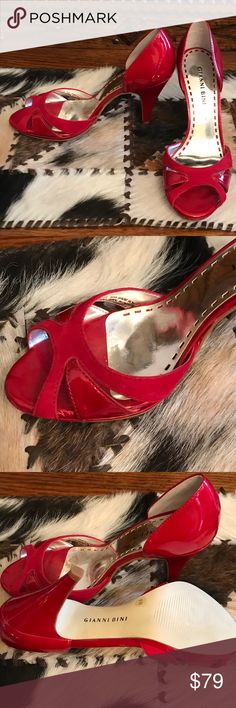 NEW PATENT AND SWEDE HEELS These are gorgeous! They are red patent leather and swede. They are so pretty on. Brand new never worn. Gianni Bini Shoes Heels Gianni Bini Shoes, Gianni Bini, Puma Fierce Sneaker, So Pretty, Patent Leather, High Top Sneakers, Shoes Heels, Brand New, Heels