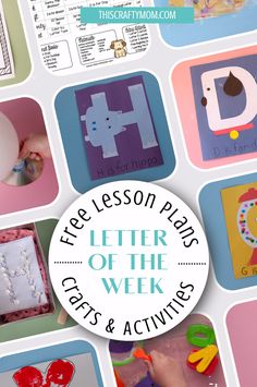 letter of the week activities for kids