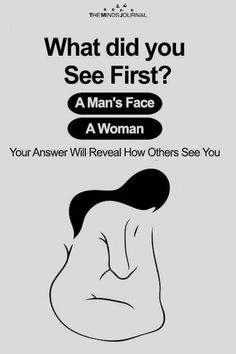 an advertisement with the words what did you see first? and a man's face