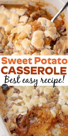 this sweet potato casserole is the best easy recipe