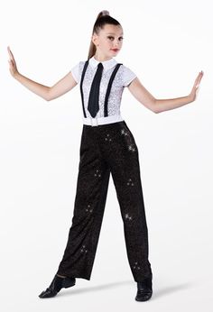 Tap Dance Costumes, Tap Dance Outfits, Recital Themes, Velvet Bottoms, Dance Jumpsuit, Dance Outfit, Dance Recital, Current Styles, Fancy Pants