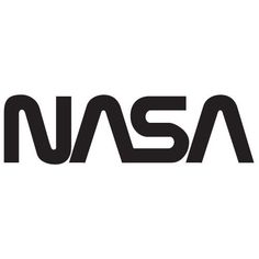 the nasa logo on a white background