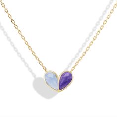 A modern take on a heart design, the sweetheart necklace is the perfect personalized style. Customize with your favorite color or gemstones of your choice. Available in 18K Yellow Gold Chain length = 16in with a 14.5in option Pendant = 15 x 10mm Colored stones are natural and color may slightly vary Certain gemstones are cabochon cut or faceted cut For custom orders please contact info@stephaniegottlieb.com This item is FINAL SALE Colored Stones, Everyday Necklace, Modern Necklaces, Yellow Gold Chain, Pink Turquoise, Pink Opal, Pink Sapphire, Diamond Cut, Heart Design