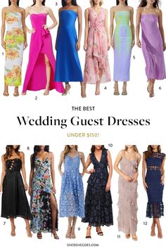 the best wedding guest dresses under $ 50 for bridesmaids and bridal gowns