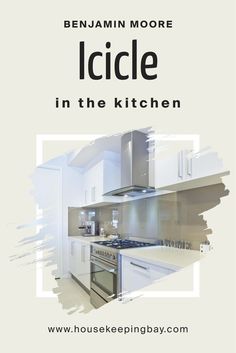 Icicle 2142-70 in the Kitchen by Benjamin Moore Coordinating Paint Colors, Repose Gray, Kitchen Surfaces, Dining Room Makeover, On The Rocks