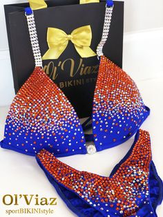 Wellness Competition Suits, Competition Swimsuit, Blue Bikinis Royal, Blue Competition Suit, Rhinestone Bra & Panty Set, Figure Suits, Posing Suits, Competition Suits, Jewelry Connectors