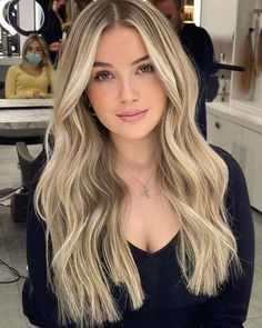 Barbie Blonde With Dark Roots, Blonde Balayage With Babylights, Blonde Highlights Long Hair, Ash Blonde Hair Balayage, Babylights Hair, Tan Skin Blonde Hair, Embracing Diversity, Blonde Hair Transformations