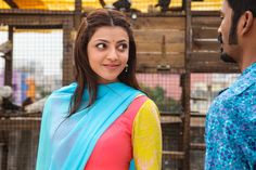 Download the Maari tamil movie latest stils, HD image gallery. Maari movie starring Dhanush, Kajal Aggarwal in the lead roles Kajal Agarwal, Bollywood Couples, Salwar Kamiz, Glamour Photo, Movie Stills, Cute Celebrities, Indian Beauty Saree, Bollywood Actress, Hd Wallpaper