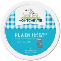 Wholesale Montchevre Plain Goat Crumbled Cheese 4 oz-12ct Case Bulk Crumbled Goat Cheese, Salads Pasta, Gourmet Cheese, Bariatric Recipes, Food Info, Household Essentials, Goat Cheese, Goat Milk