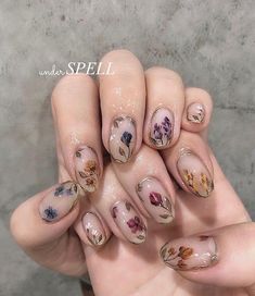 Spring Manicure, Maquillage Yeux Cut Crease, Vintage Nails, Nail Art For Beginners, Cute Spring Nails, Her Nails, Spring Nail, Beauty Nail, Funky Nails