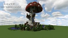 an image of a mushroom house in the sky