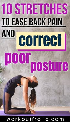 Posture Correction Exercises, Mid Back Pain, Chronic Lower Back Pain, Middle Back Pain, Back Stretches For Pain, Pelvic Tilt, Lower Back Pain Exercises, Upper Back Pain