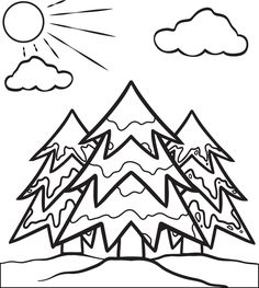 FREE Printable Christmas Tree Coloring Page For Kids Great Christmas Movies, Christmas Tree Coloring, Printable Christmas Tree, Tree Coloring, Free Christmas Coloring Pages, Spanish Lessons For Kids, Christmas Tree Coloring Page, Snowy Christmas Tree, Tree Coloring Page