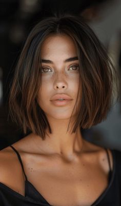 Hairstyle Trending, 2024 Haircut, Rambut Brunette, Modern Short Hairstyles, Fresh Cuts, Bob Cuts, Shoulder Length Hair, Dream Hair, Short Bob Hairstyles