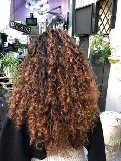 Biracial Hair With Highlights, Curly Hair Highlights And Lowlights Caramel, Bronze Curly Hair, Copper Balayage Curly Hair, Caramel Balayage Curly Hair, Curly Balayage Hair, Highlights Curly Hair