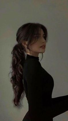 Hair Stylies, Dream Hair, Pastry Chef, Aesthetic Hair, Layered Hair, Dark Hair, Pretty Hairstyles, Wavy Hair