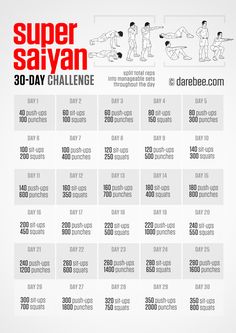 the 30 - day super savan challenge poster