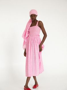 The prettiest summer dress we ever did see! Shop this precious pink dress from Tach Clothing now Dress Websites, Cotton Voile Dress, Eyelet Maxi Dress, Pretty Summer Dresses, Summer Midi Dress, Voile Dress, Black Linen Dress, Georgette Dress, Midi Dress Summer