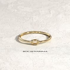 Tiny 14K Gold Ring / Small Link Ring / Mini Gold Ring / Single Link Gold Ring / Minimalist Ring / Small Circle Open Ring / Gift For Women ▶ Watch Ring In 360o >> http://bit.ly/BN152 ★ Details : ✔ Ring Width 1.2 mm ✔ Link Size 5.5x3.5 mm ✔ Metal 14K / 18K Solid Gold ✔ Gold Color Yellow / White / Rose ✔ Ring US Size 3-11 / Contact me for other ★ Features : ✔ Handmade & Made to order. ✔ Ready to ship in 6-10 Business days. ✔ Complimentary gift wrapping. ✔ Free insured worldwide shipping. Women Circle, Charles And Colvard Moissanite, Link Ring, Women's Circle, Stackable Wedding Bands, Mini Gold, Gold Rings Stackable, Zierlicher Ring, Small Circle