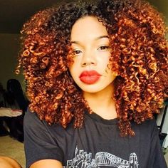 That Color! - http://www.blackhairinformation.com/community/hairstyle-gallery/natural-hairstyles/color-2/ #naturalhairstyles Twisted Hair, Big Hair Dont Care, Hairstyle Gallery