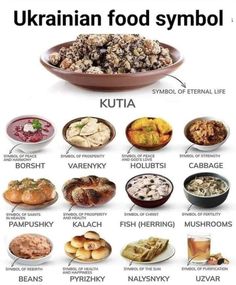 the different types of food that are in russian