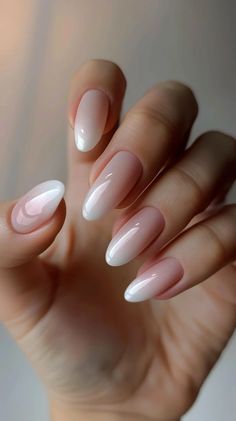 Top 40 Frombre French Manicure Ombre Nail Designs Trending Right Now Ombre French Nails, Quick Nail Art, Art Deco Nails, French Nail Designs, Nail Swag, Dipped Nails