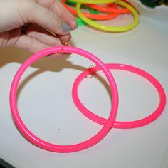 "Huge Giant Colorful Hoop Earrings These are GIANT! They measure 4.5\" diameter The hooks are lead & nickel free and super sturdy" Trendy Plastic Hoop Earrings, Hoop Earrings Big, Earrings Hoops, Earrings Big, Big Earrings, Phoenix Az, Hoop Earrings, Neon, Color