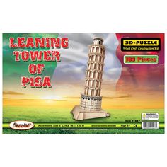 Puzzled Leaning Tower of Pisa The Leaning Tower Of Pisa, Cool Toys For Boys, Cool Toys For Girls, Tower Of Pisa, Number Puzzles, Bell Tower, Wood Puzzles, Best Kids Toys, 3d Puzzles