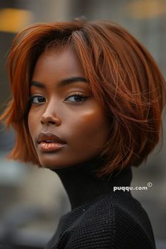 Fall Bobs Short Hair, Short Wigs Hairstyles, Short Hairstyle Natural Hair Black Women, Black Women With Bobs, Black Women Bobs Haircuts, Haircut For Long Faces, Weave Bob Hairstyles For Black Women, Short Bob Hairstyles Black Women, Black Hair Bob Haircut