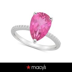 in stock Pear Ring, Pink Topaz, Mystic Topaz, Topaz, Pear, Jewelry Watches, Jewelry Rings, Pick Up, In Store