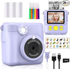 Kids Digital Camera, Diy Postcard, Digital Video Camera, Video Cameras, Toddler Christmas