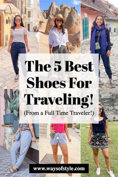 the 5 best shoes for traveling from a full time traveler